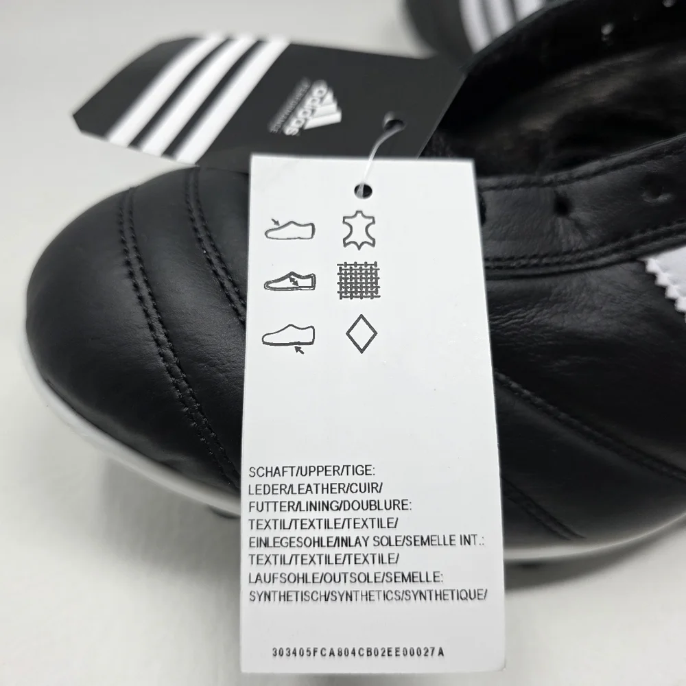 Adidas COPA MUNDIAL Soccer Cleats Men's Size 12 Made in Germany Black 015110 New